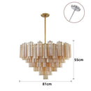 The Amber Atelier | Hand-Set Murano Glass Chandelier