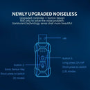 Car RGB Ambient LED Light Strip USB Fiber Optic Atmosphere Neon Invisible Light Strip Center Console Door Decoration Lamp