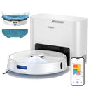 Redkey R10 Robot Vacuum Cleaner 2-in-1 Auto Vacuum Mop Wiping Function LiDAR Navigation Strong 4000Pa Suction Power 4 L Dust Bag