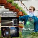New Belt Fan, Fast Cooling, Personal Fan, Summer Hot Room, Summer Cold USB Fan, Portable Belt Fan with LED Light Flash