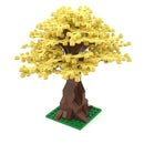 City House Accessories MOC Bricks 3471 2435 6064 Plant Tree Pine Prickly Bush 2x2x4 Green Grass Building Bricks Creative Toys
