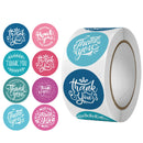 500pcs Labels Roll Flower Thank You Stickers Scrapbooking For Gift Decoration Stationery Sticker Seal Label Handmade Sticker