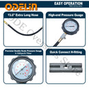 TU-15B Diesel Engine Cylinder Compression Tester Kit Truck Automotive Detection Table Presssure Meter Gauge Tool