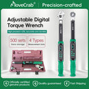 The Calibrator | Precision Digital Torque Wrench with Interchangeable Ratchet & Open-End Heads