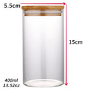 Birthday Candle Making DIY Jars Borosilicate Glass Seal Pot Canister Tea Pot Snacks Bottle Candy Storage Candle Jar Photophore