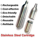 Refillable Co2 Cartridge Fast Charging for 8g 12g 16g Recycle Cylinder Riding Cycling Fill Fitting Disconnect Inflation Adapter