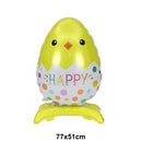 Happy Easter Foil Balloons Cute Bunny Balloons Egg Chick Balloons Easter Party Decoration Kids Easter Gift Easter Party Balloons