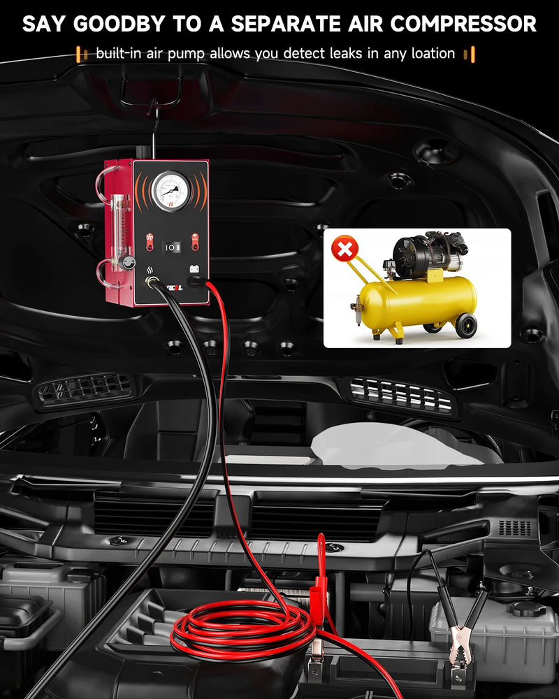 ANCEL S300 Car Smoke Leak Detector EVAP Pipe Smoking Generator Pipe Leakage Analyzer Tester EVAP System Diagnostic Tools