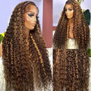 4/27 Deep Wave Lace Frontal Wig 13x4 HD Deep Wave Human Hair Wigs Pre Plucked Natural Hairline Transparent Lace Human Hair Wig