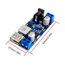 DC-DC 24V/12V auf 5V 5A Abwärtswandler-Lademodul USB Buck Step-Down-Wandlermodul Abwärts-Netzteilmodul für Telefon