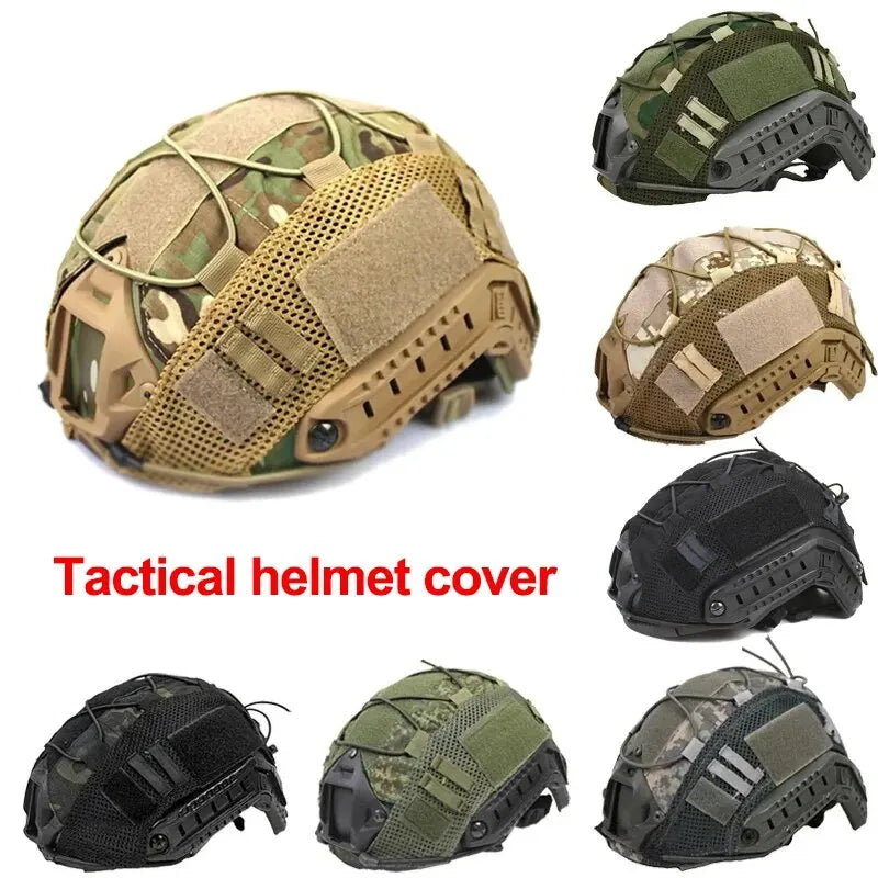 1pcs FAST Helmet Cover for Fast MH PJ BJ Helmet Airsoft Paintball Helmet Cover Accessories Cycling Net