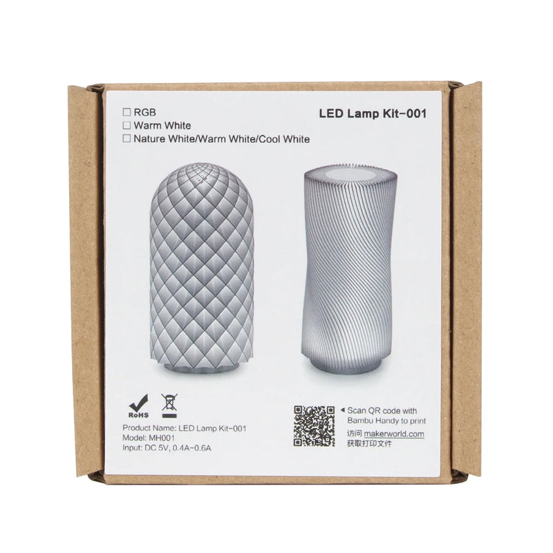 For Bambu Lab Led Lamp Kit 001 Adjustable Light Kit Led Light Parts Hardware RGB/warm Light Without Lamp Shell 001 3d Printer