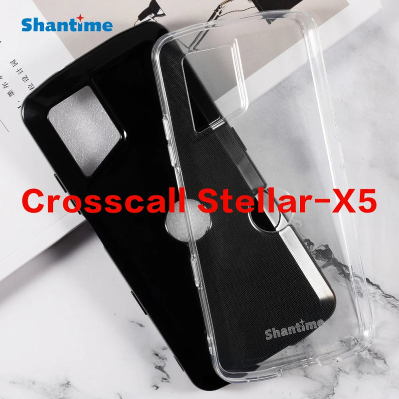 For Crosscall Stellar-X5 Gel Pudding Silicone Phone Protective Back Shell For Crosscall Stellar-X5 Soft TPU Case