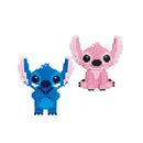Cute Stitch Building Block Toys Small Particle Bricks DIY 3D Model Assembly Children's Building Block  Toys Birthday Gift