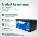 The Power Vault | 12V/24V LiFePO4 Battery 100-300Ah with Built-in BMS for Solar & RV