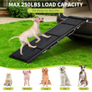 The Trailbridge | Quad-Fold Aluminium Pet Ramp for Cars, 250 lb Capacity