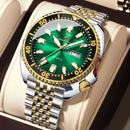 POEDAGAR Luxury Brand Men Clock Date Week Fashion Quartz Male Wristwatch Luminous Waterproof Stainless Steel Men's Watches Reloj