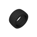 Gobricks 10PCS 18977 Tyre Parts 24x12 Low Profile Bricks Tire Fit 18976  66727 Wheel MOC Car Truck Model Building Blocks Tread