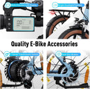 HITWAY Electric bike 20 *-inch foldable bike, City MTB, electric bike, Lithium battery 48V10.4AH