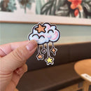 Regenbogen Pferd Einhorn Stickerei Aufnäher Selbstklebend Applikation Patches für Kleidung Kinder Deko Handy Taschen Schreibwaren