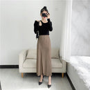 YUDX Women Pleated Solid Color Ankle-length Pants Elastic Waist Wide Leg Straight Female Trsouser Loose 2026 Summer