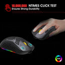 HXSJ Wireless Gaming Mouse RGB Luminous Ultra Light USB 2.4G Cellular 3600DPI For Office Computers Notebook Laptop Mice