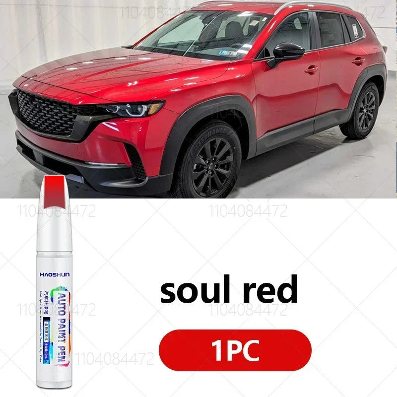 Paint Repair Pen Touch Up Scratch Remover DIY Auto Accessories Black White Sliver Red Blue Brown For Mazda CX5 2012-2025 KE KF