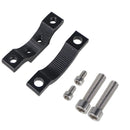 2Pcs Bike Motorcycle Headlight Spotlight Mount Handlebar Fixed Clamp Bracket Clip M5/M6 Screw Aluminum Alloy Front Light Holder