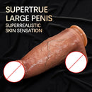 Female Realistic Dildo Lifelike Huge Penis With Strong Suction Cup For Hands-free Play Sex Toys For Vaginal G-spot And Anal