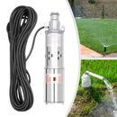 12/24V Solar Water Pump Submersible Pump Pond Irrigation Pump Deep Well 180/200W