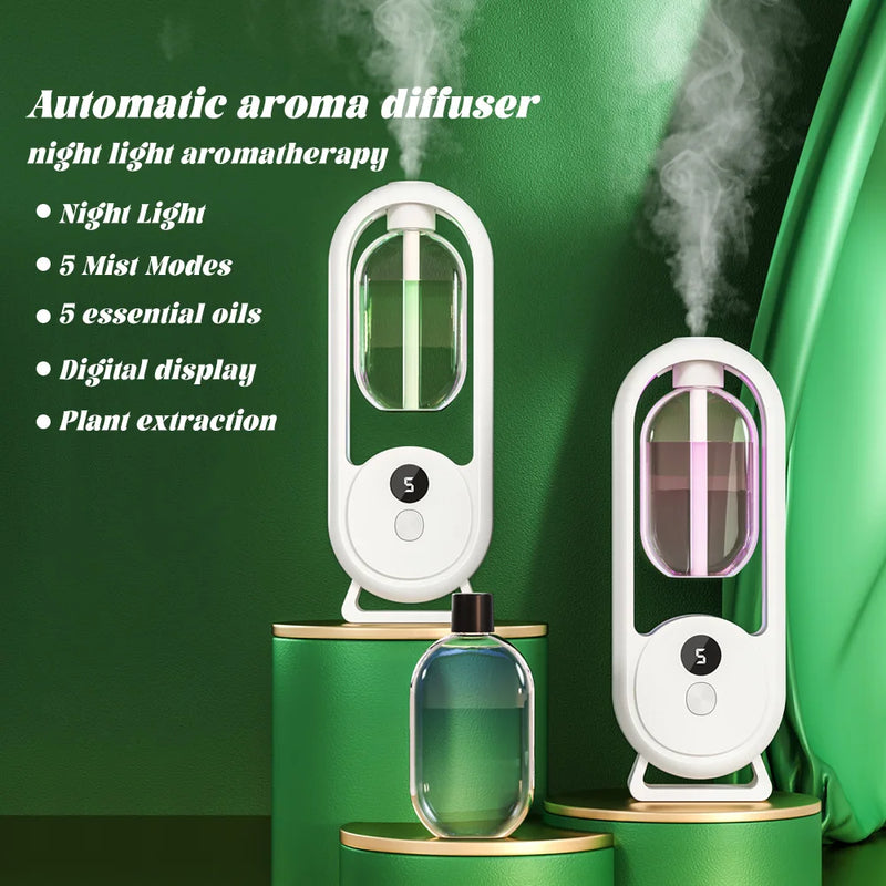 USB Oil Aromatherapy Machine Air Purifying Automatic Diffuser Deodorization Fragrance Humidifier Office Bedroom Home Commercial