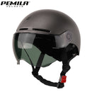 PEMILA Bicycle Helmet With Goggles Cycling Helmet Full Edge Wrapping Technology Bike Helmet Road MTB E-bike MTB Bicycle Helmet