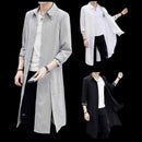 Men's Shirts Styles Trench Coat Mid-Length Sunscreen Cothing Outwear Men's Thin Outwear Clothing