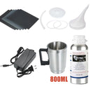 Car Headlight Restoration Polish Kit 800ML Liquid Polymer Auto Headlight Light Renovation Repair Evaporator Cup Workshop Tools
