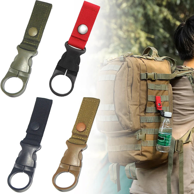 Water Bottle Buckle Bottle Hanger Bottle Holder Clip For Backpack Hanger Hooks Hiking Holder Nylon Water Bottle Buckle Hunting