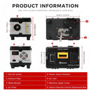8KW Diesel Auxiliary Heater 110-220V AC and 12/24V DC With High-Altitude Mode & Ventilation Mode Ultra Quiet Portable Heater