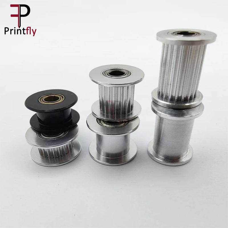 Printfly  2GT Idler Pulley 20Teeth Width 6 10 15mm Bore 3 4 5 6 8mm Bearing Timing belt 3D Printer Accessories Tensioning
