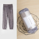 Coral Fleece Pajama Set Couple Pyjamas Suit Women Men Winter Thicken Sleepwear Loose Sleep Set Homewear Soft Warm Pijama Hoodies