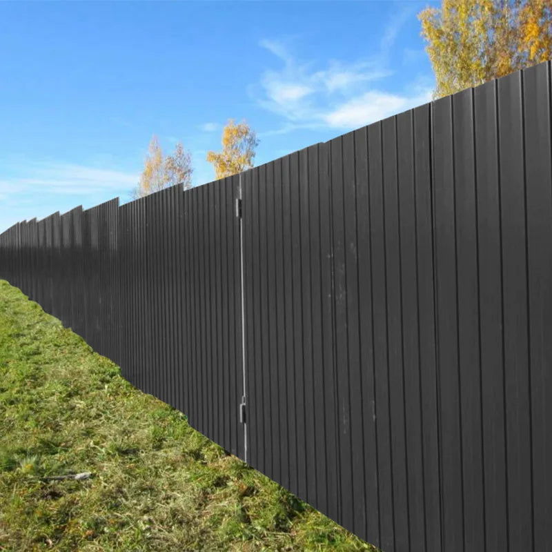 Set of 12 Heavy-Duty Corrugated Steel Panels for Roofing, Walls & Flooring | Fire/Corrosion-Resistant Recyclable Metal Sheets