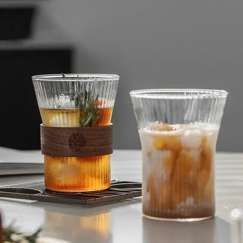 The Hikari Vessel | Japanese Heat-Insulated Double-Wall Glass Coffee Mug