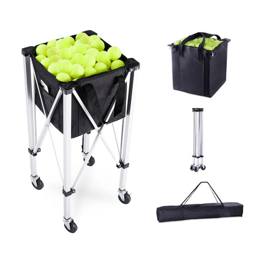 The Court Quartermaster | Professional 180-Ball Tennis Cart with All-Terrain Wheels