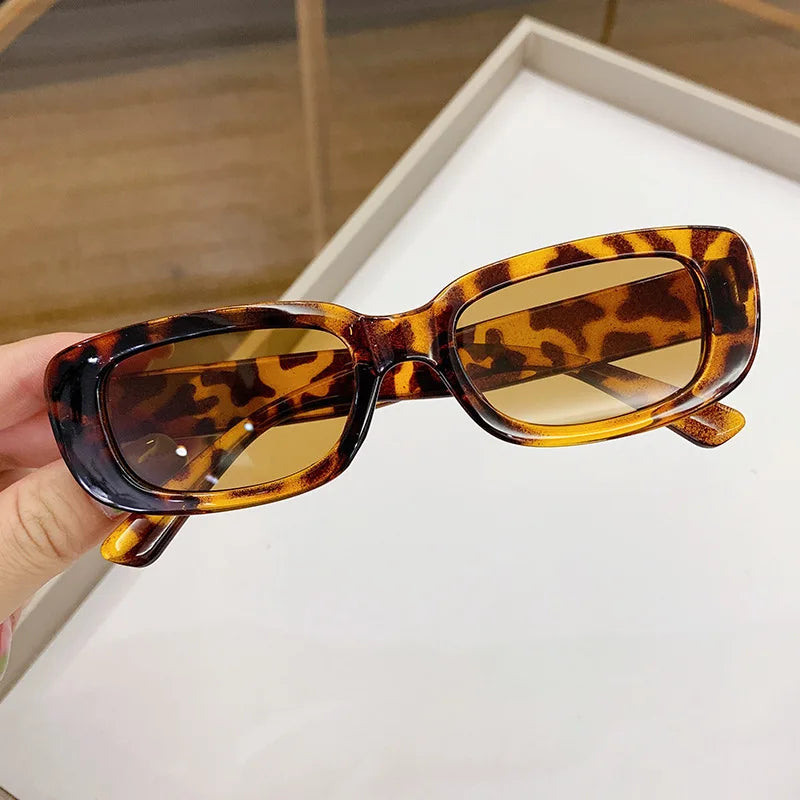 New Children's Rectangle Sunglasses Girls' Outdoor Sunshade Square Sun Glasses Classic Vintage Boys Eyewear UV400 Gafas De Sol