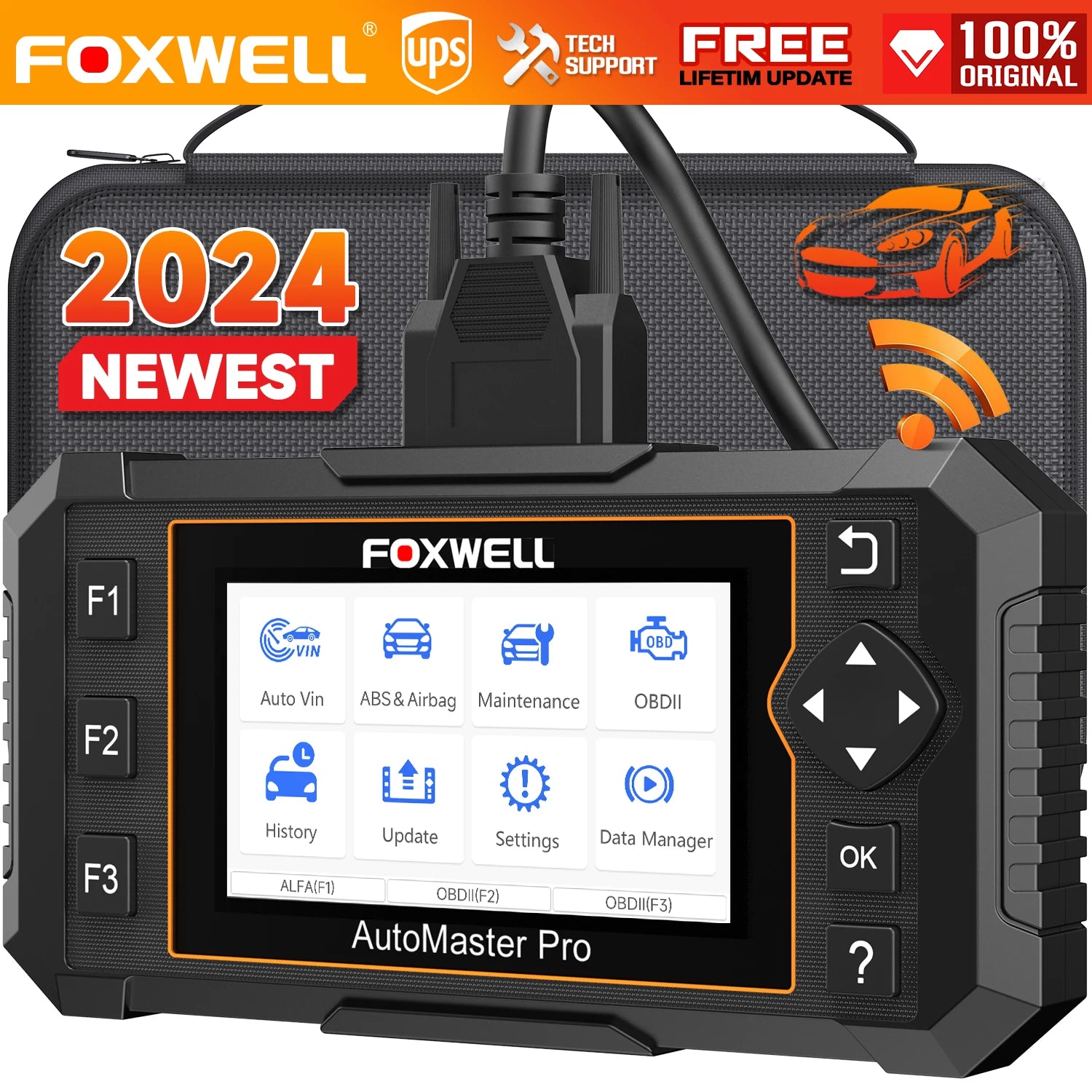 Srx Code Reader FOXWELL NT650 PRO Car ABS SRS Code Reader OBD2 Diagnostic Tool EPB OIL