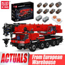 Mould King 17073 17074 Technical Car Toys The Remote Control LTM 1110 Crane Building Block Assembly Truck Brick Set Kids Gift