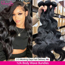 Queenlike 24 24 24 Inch Body Wave Bundles Human Hair 12A Brazilian Raw Hair Weave Bundles 1/3 PCS Human Hair Bundles Extensions