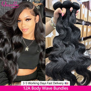 The Crown Thread | 24-Inch Body Wave Raw Hair Bundles