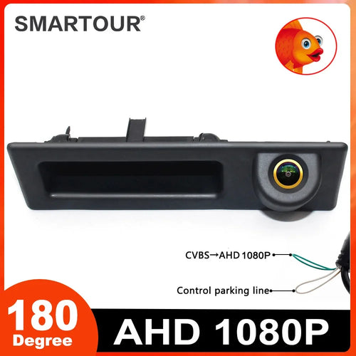 Kofferraumgriff 1080P Fischaugen-Rückfahrkamera für BMW 2er 3er 5er 7er X1 X3 X4 X5 F30 F32 F36 F10 F11 F25 F48 Parken Rückwärtsfahren