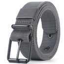 110/130cm Black Canvas Men's Belt Pin Buckle Leather Belt Women's Trendy Belt With Jeans Belt For Men Women Outdoor Sports Belt