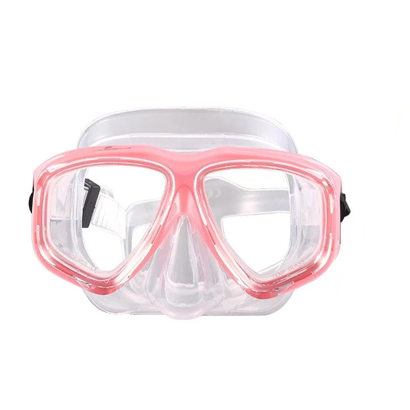 -1.5 To -8.5 Myopia Adults Silicone HD Clear Anti Fog Diving Eyewear Masks Custom For Left Right Eyes Different Degrees