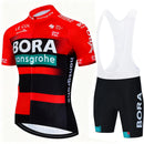 Jersey Sets Cycling Clothing Men 2026 Mtb Male Uniform UCI BORA Man Maillot Men's Shorts Set Mallot Summer Bike Clothes Suit Bib